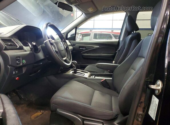 5FPYK2F19KB005542 2019 HONDA RIDGELINE Black Front interior view