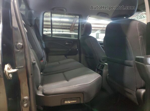 5FPYK2F19KB005542 2019 HONDA RIDGELINE Black Rear seats view