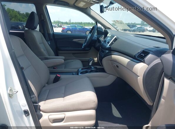 5FPYK2F49HB010324 2017 HONDA RIDGELINE Белый Вид салона спереди