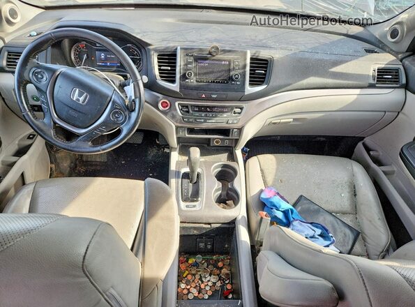 5FPYK2F53KB001182 2019 HONDA RIDGELINE Серый Вид панели приборов
