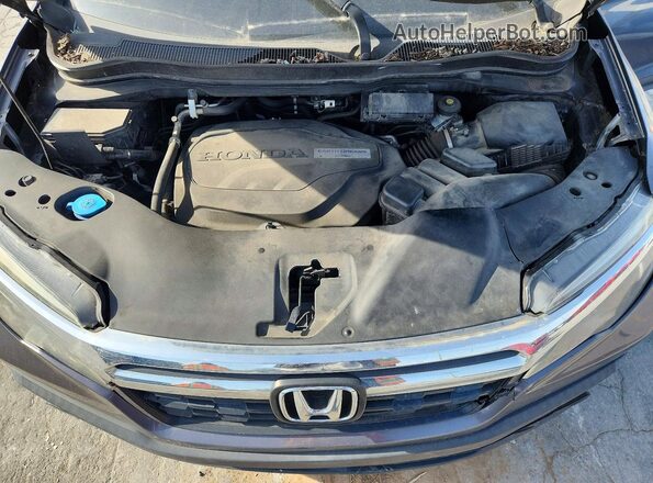5FPYK2F53KB001182 2019 HONDA RIDGELINE Серый Вид задней части салона