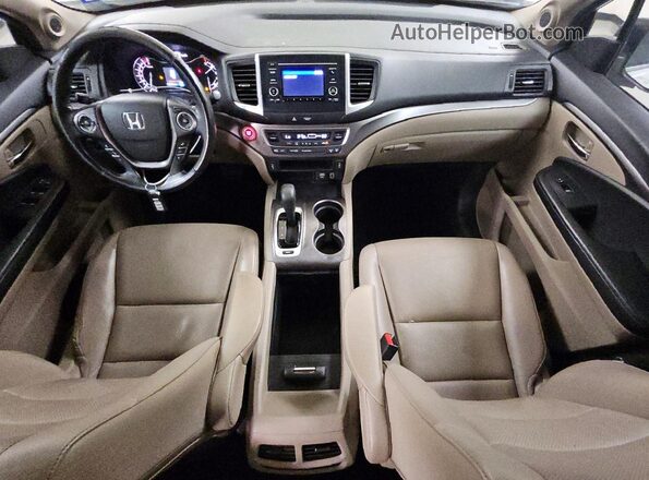 5FPYK2F55KB005962 2019 HONDA RIDGELINE White Вид панелі приладів