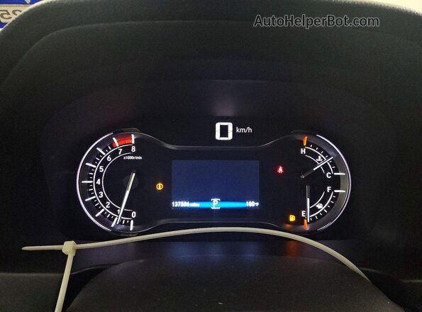 5FPYK2F55KB005962 2019 HONDA RIDGELINE White Вид щитка приладів