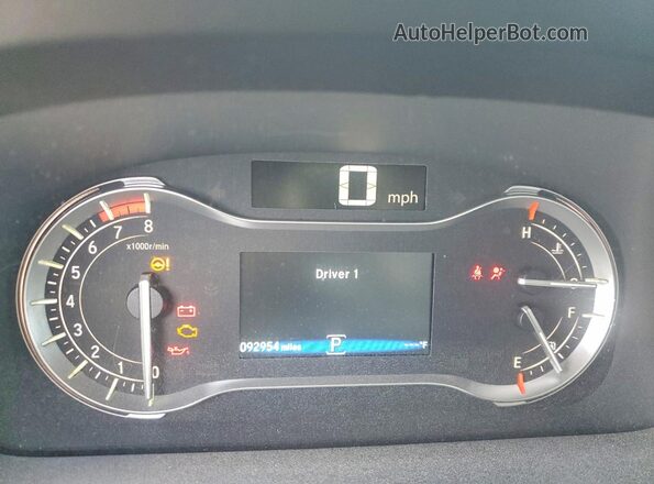 5FPYK2F65JB002583 2018 HONDA RIDGELINE Silver Вид щитка приладів