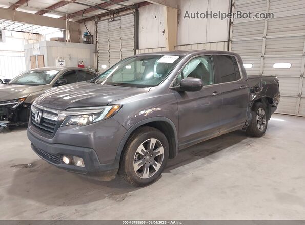 5FPYK2F65KB003363 2019 HONDA RIDGELINE Gray წინა მარცხენა ხედი სამი მეოთხედიდან