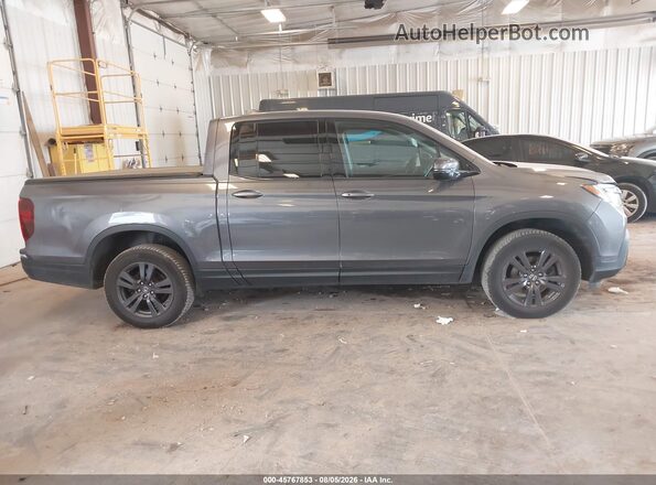 5FPYK3F10LB014573 2020 HONDA RIDGELINE Gray უკანა სალონის ხედი