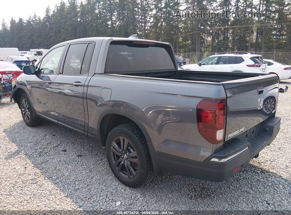5FPYK3F11LB028787 2020 HONDA RIDGELINE Gray Trasero izquierdo