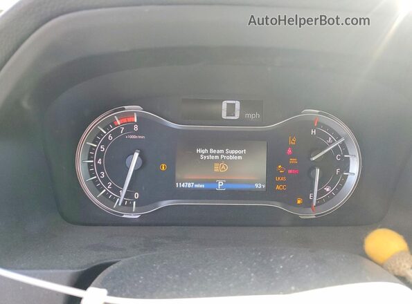 5FPYK3F11MB002885 2021 HONDA RIDGELINE Черный Вид щитка приборов