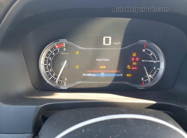 5FPYK3F11PB032148 2023 HONDA RIDGELINE White ხელსაწყოთა პანელის ხედი