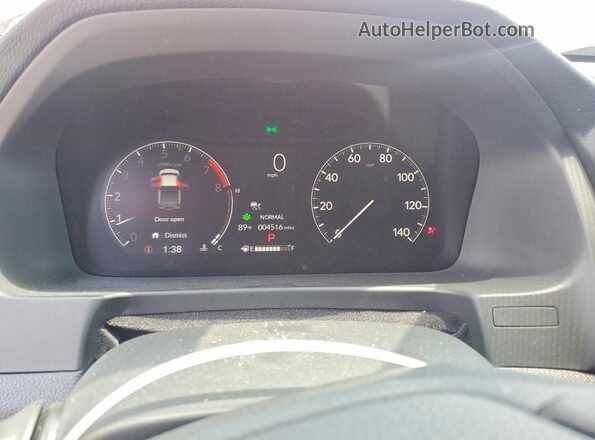 5FPYK3F11SB030926 2025 HONDA RIDGELINE Maroon ხელსაწყოთა პანელის ხედი