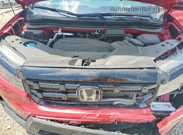 5FPYK3F11SB030926 2025 HONDA RIDGELINE Maroon უკანა სალონის ხედი