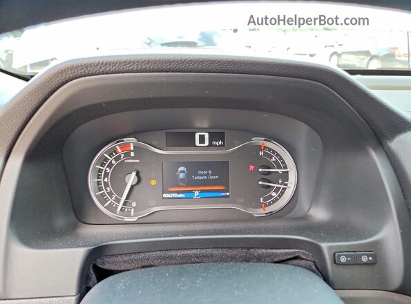 5FPYK3F14KB014221 2019 HONDA RIDGELINE Silver Widok zestawu wskaźników