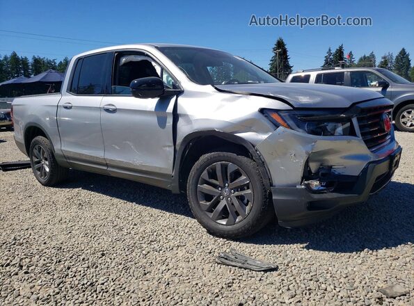 5FPYK3F14PB059487 2023 HONDA RIDGELINE Silver Front right
