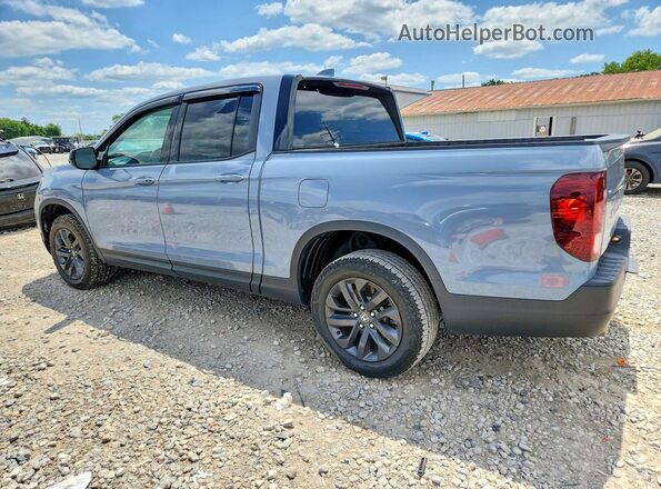 5FPYK3F16SB000661 2025 HONDA RIDGELINE Blue უკანა მარცხენა