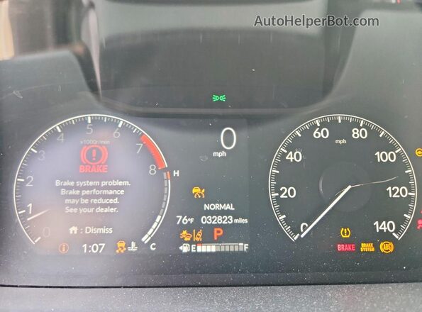 5FPYK3F16SB000661 2025 HONDA RIDGELINE Blue ხელსაწყოთა პანელის ხედი