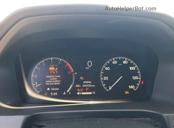 5FPYK3F16SB038245 2025 HONDA RIDGELINE Gray Вид щитка приладів