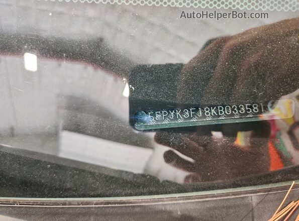 5FPYK3F18KB033581 2019 HONDA RIDGELINE Белый Вид подкапотного пространства