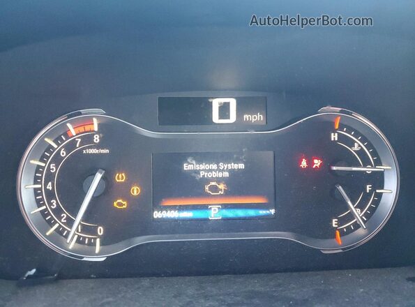 5FPYK3F18KB033581 2019 HONDA RIDGELINE Белый Вид щитка приборов