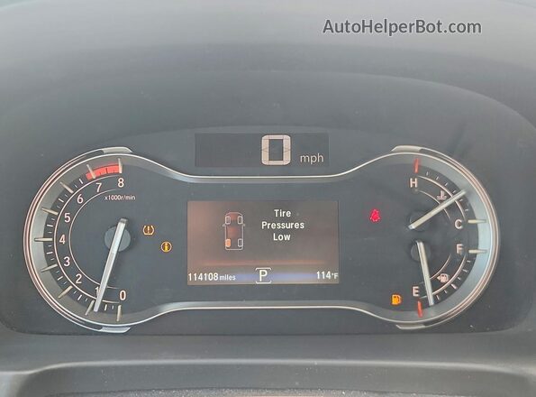 5FPYK3F18KB040806 2019 HONDA RIDGELINE Black Вид щитка приладів