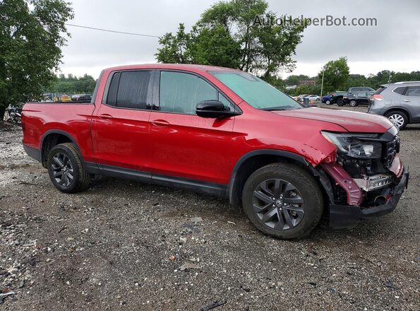 5FPYK3F18SB007238 2025 HONDA RIDGELINE Красный Передняя правая четверть