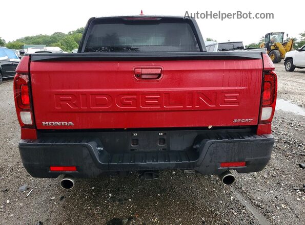 5FPYK3F18SB007238 2025 HONDA RIDGELINE Красный Вид сзади