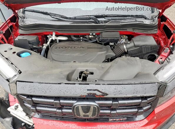 5FPYK3F18SB007238 2025 HONDA RIDGELINE Красный Вид задней части салона