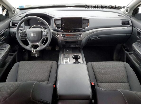 5FPYK3F1XSB011369 2025 HONDA RIDGELINE White Առջևի վահանակի տեսք