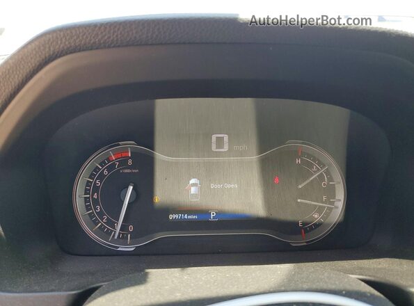 5FPYK3F25HB012575 2017 HONDA RIDGELINE Charcoal Вид щитка приладів