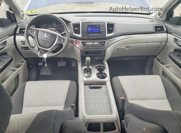 5FPYK3F45HB016353 2017 HONDA RIDGELINE Blue Widok deski rozdzielczej