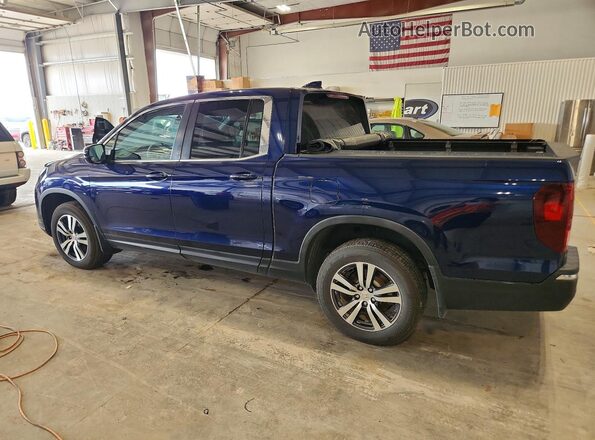 5FPYK3F48HB038847 2017 HONDA RIDGELINE Синий Задняя левая четверть