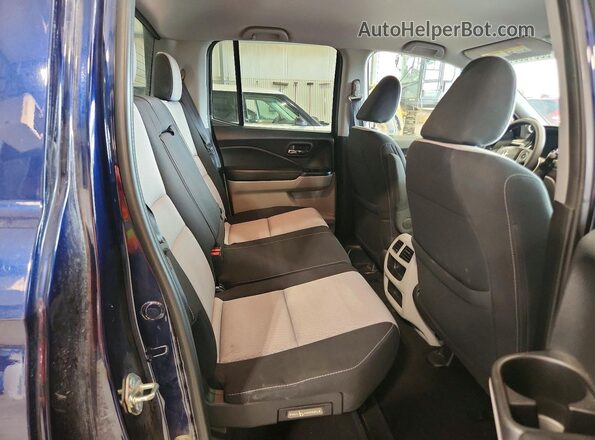 5FPYK3F48HB038847 2017 HONDA RIDGELINE Синий Вид задних сидений