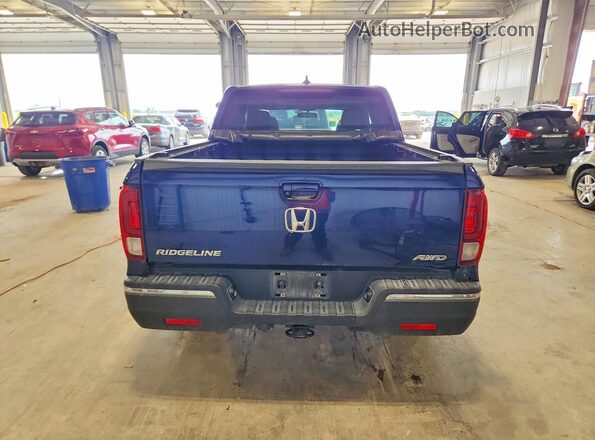 5FPYK3F48HB038847 2017 HONDA RIDGELINE Синий Вид сзади