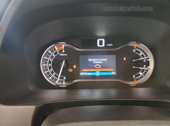 5FPYK3F48HB038847 2017 HONDA RIDGELINE Синий Вид щитка приборов