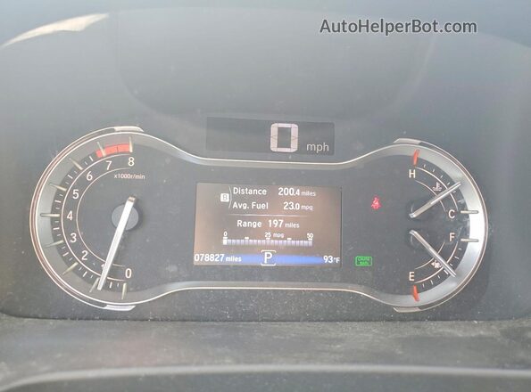 5FPYK3F49HB016341 2017 HONDA RIDGELINE Blue Widok zestawu wskaźników
