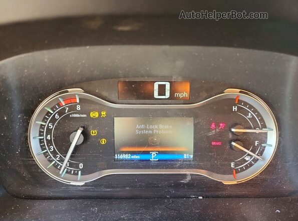5FPYK3F51HB011336 2017 HONDA RIDGELINE Серебряный Вид щитка приборов