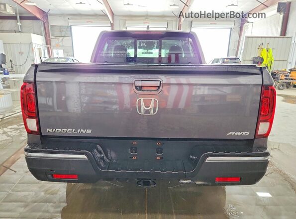 5FPYK3F51KB040391 2019 HONDA RIDGELINE Gray Rear view