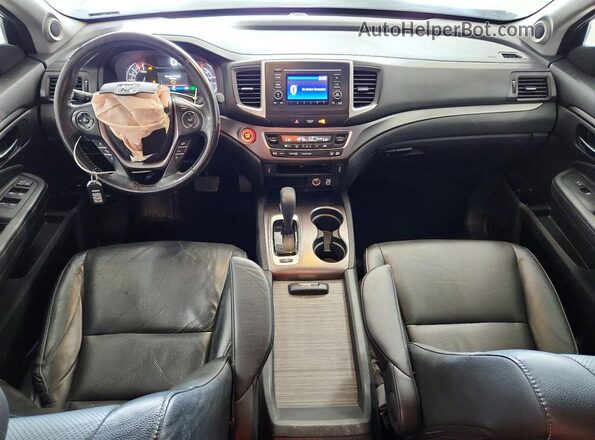 5FPYK3F51KB040391 2019 HONDA RIDGELINE Gray Dashboard view