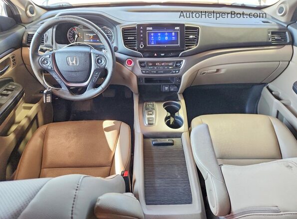 5FPYK3F51MB019110 2021 HONDA RIDGELINE Белый Вид панели приборов