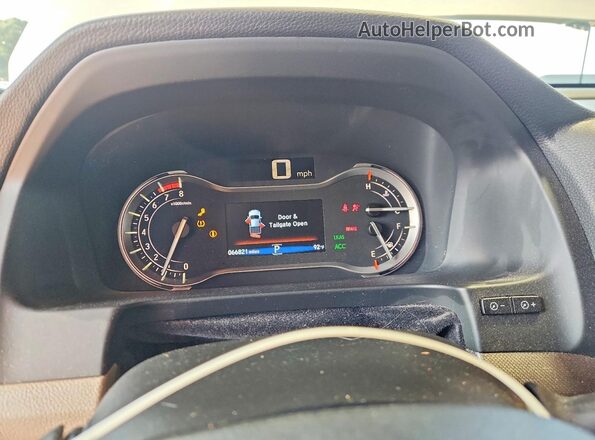 5FPYK3F51MB019110 2021 HONDA RIDGELINE Белый Вид щитка приборов