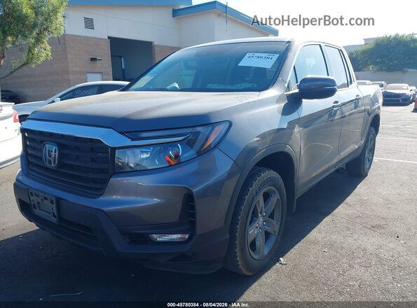 5FPYK3F51PB060051 2023 HONDA RIDGELINE Gray Przód lewy