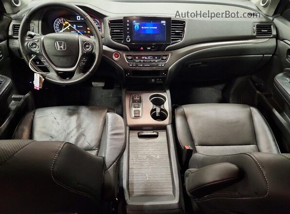 5FPYK3F51PB068053 2023 HONDA RIDGELINE Silver Առջևի վահանակի տեսք