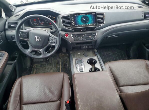 5FPYK3F51RB014061 2024 HONDA RIDGELINE White წინა პანელის ხედი