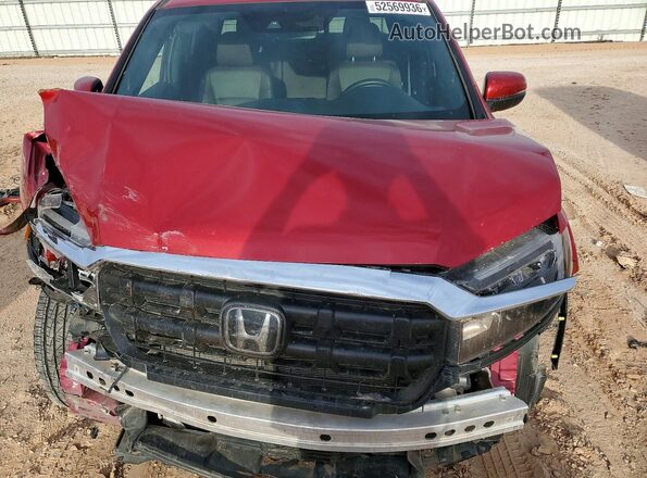 5FPYK3F51SB020755 2025 HONDA RIDGELINE Красный Вид задней части салона