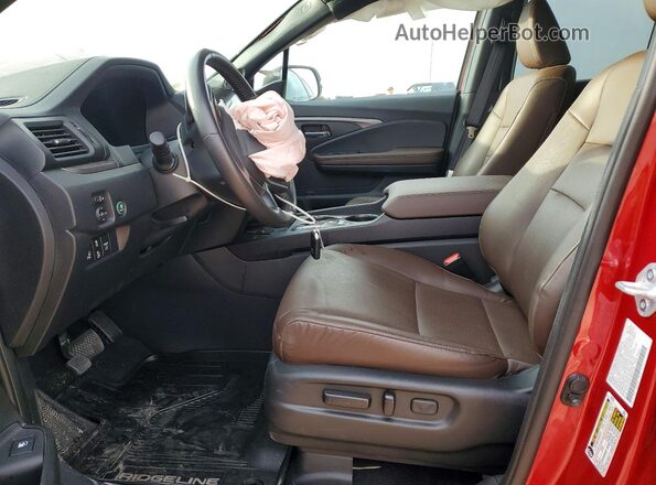 5FPYK3F51SB020755 2025 HONDA RIDGELINE Красный Вид салона спереди