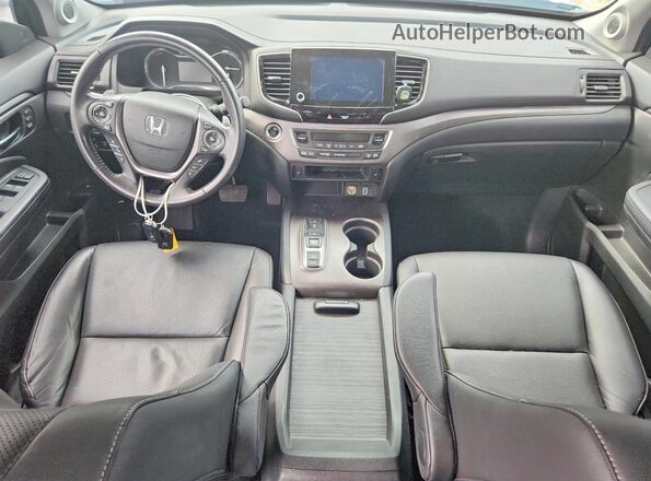5FPYK3F52PB038561 2023 HONDA RIDGELINE Blue Առջևի վահանակի տեսք