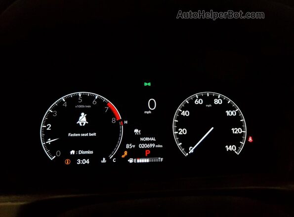 5FPYK3F52SB002653 2025 HONDA RIDGELINE Серый Вид щитка приборов