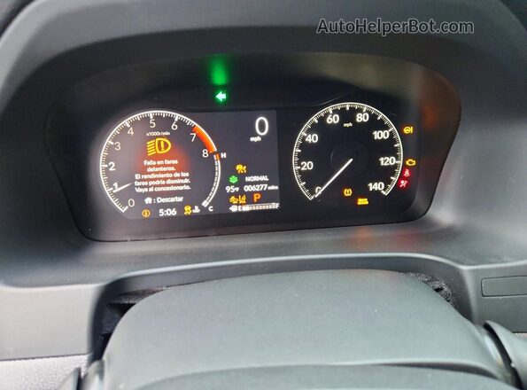 5FPYK3F52SB048211 2025 HONDA RIDGELINE Белый Вид щитка приборов