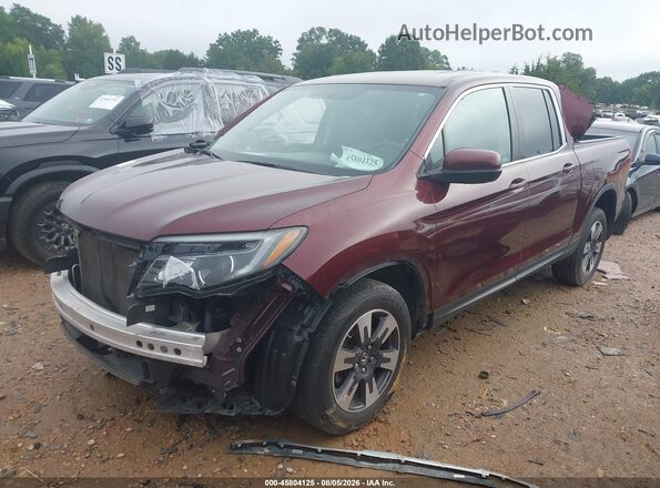 5FPYK3F53KB045396 2019 HONDA RIDGELINE Red Առջևի ձախ երեք քառորդ տեսարան