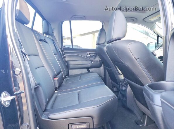 5FPYK3F54NB035416 2022 HONDA RIDGELINE Black Вид задніх сидінь