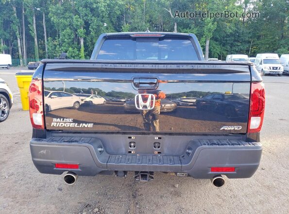 5FPYK3F54NB035416 2022 HONDA RIDGELINE Black Вид ззаду